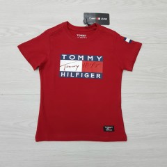 TOMMY HILFIGER  Boys T-Shirt (RED) (2 to 8 Years)