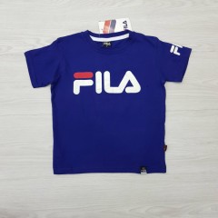 FILA Boys T-Shirt (BLUE) (4 to 12 Years)