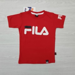 FILA  Boys T-Shirt (RED) (2 to 12 Years)