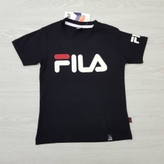 FILA Boys T-Shirt (BLACK) (2 to 10 Years)