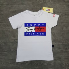 TOMMY HILFIGER Boys T-Shirt (WHITE) (2 to 8 Years)