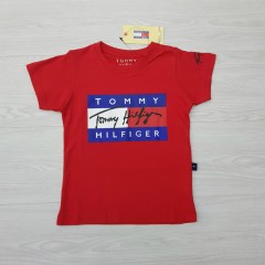 TOMMY HILFIGER Boys T-Shirt (RED) (2 to 12 Years)