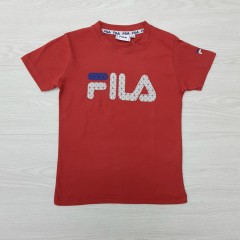 FILA  Boys T-Shirt (RED) (4 to 6 Years)