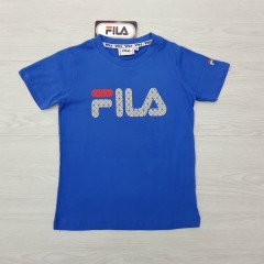 FILA Boys T-Shirt (BLUE) (4 to 14 Years)