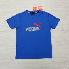 PUMA  Boys T-Shirt (BLUE) (4 to 14 Years)