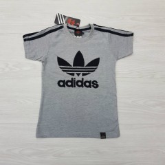 ADIDAS Boys T-Shirt (GRAY) (2 to 14 Years)