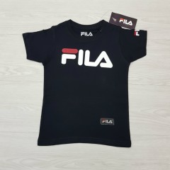 FILA  Boys T-Shirt (BLACK) (2 to 12 Years)