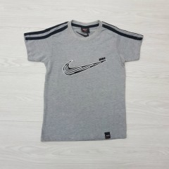 NIKE Boys T-Shirt (GRAY) (4 to 14 Years)