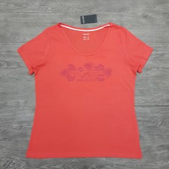 ESMARA Ladies T-Shirt (RED ) (S - M - L - XL)
