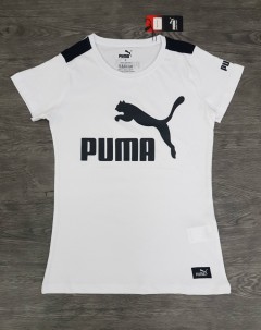PUMA Ladies T-Shirt (WHITE) (S - M - L - XL) 
