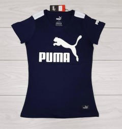 PUMA  Ladies T-Shirt (NAVY) (S - M - L - XL)