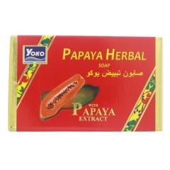 Yoko Papaya Herbal Soap 135g (MA)