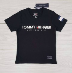 TOMMY HILFIGER Boys T-Shirt (BLACK) (2 to 8 Years) 