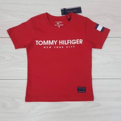 TOMMY HILFIGER Boys T-Shirt (RED) (2 to 8 Years)