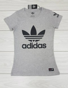 ADIDAS Ladies T-Shirt (GRAY) (S - M - L - XL)