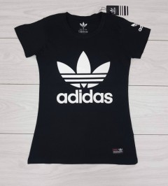 ADIDAS Ladies T-Shirt (BLACK) (S - M - L - XL)