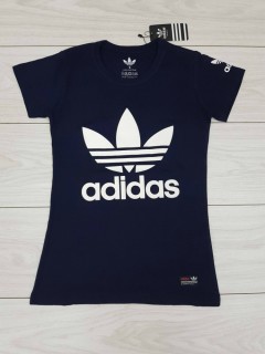 ADIDAS  Ladies T-Shirt (NAVY) (S - M - L - XL) 