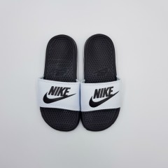 NIKE Ladies Slippers (BLACK - WHITE) (36 to 40)