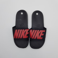 NIKE Mens Slippers (BLACK - RED) (40 to 45)
