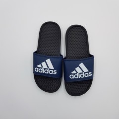 ADIDAS Ladies Slippers (BLACK - DARK BLUE) (36 to 40)