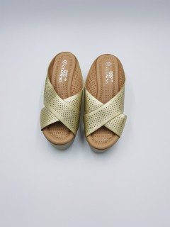 CLOWSE Ladies Sandals Shoes (36 to 41) (B10203 - GOLD)