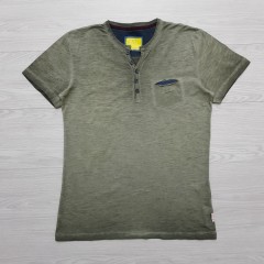 YES ZEE Mens T-Shirt (OLIVE) (S - M - L - XL - XXL)