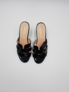 CLOWSE Ladies Sandals Shoes (36 to 41) (S-99 - BLACK)