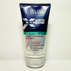 EVELINE MEN X-TREME FACE CLEANSING GEL 6 IN 1(150ML)(MOS)