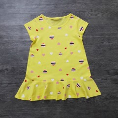 HM Girls Frock (YELLOW) (1.5 to 10 Years)