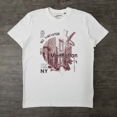 STANLEY STELLA Mens T-Shirt (WHITE) (S - M - L - XL)