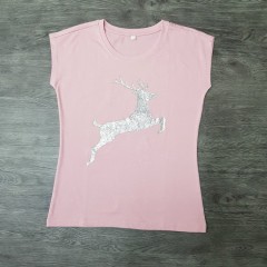 DIP Ladies T-Shirt (PINK) (S)