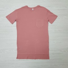 PIAZAITALIA Ladies Long T-Shirt (PINK) (S - M - XL)