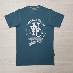 SNICKERS Mens T-Shirt (BLUE - GRREN) (XS - M)