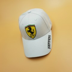 FERRARI Mens Cap (ARSH) (WHITE) (FREE SIZE)