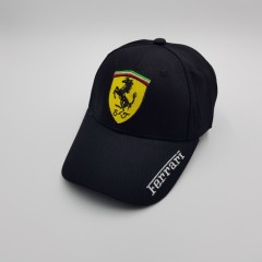 FERRARI Mens Cap (ARSH) (BLACK) (FREE SIZE)