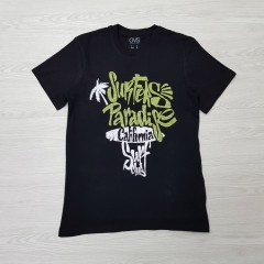 OVS Mens T-Shirt (BLACK) (S - M - L - XL - XXL)