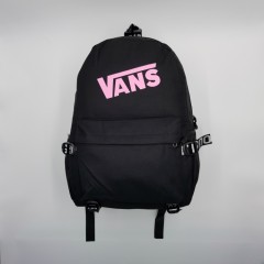 VANS Back Pack (BLACK - PINK) (MD) (Os)