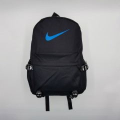 NIKE Back Pack (BLACK - BLUE) (MD) (Os)