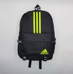 ADIDAS Back Pack (BLACK - YELLOW) (MD) (Os)