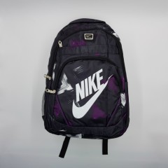 NIKE Back Pack (BLACK - PURPLE) (MD) (Os)