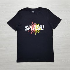 SPLASH Mens T-Shirt (BLACK) (S - M - L - XL - XXL)