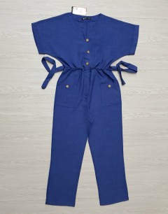 ROY FASHION Ladies Turkey Short Jumpsuit (BLUE) (S - M - L - XL)