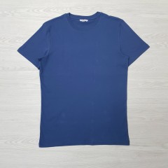 THE BASICS  Mens T-Shirt (BLUE) (S - M - XL)