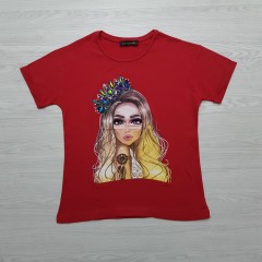 LIFE SWAROVSKI Ladies Turkey T-Shirt (RED) (S - M - L - XL)