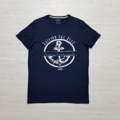 LIVERGY Mens T-Shirt (NAVY) (S - M - L - XL)