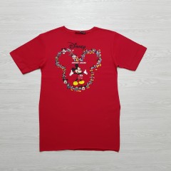 DISNEY Ladies Turkey T-Shirt  (RED) (S - M - L - XL)