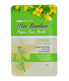 Bench Organics Aloe BAmboo Aqua Face Mask (One Sheet) (MA)