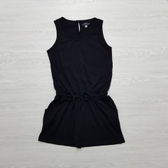 BASIC Ladies Short Jumpsuit (BLACK) (S - M - L) 