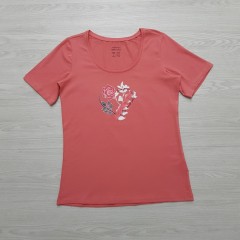 ESMARA Ladies T-Shirt (PINK) (S - M - L - XL)