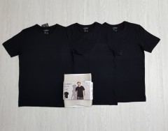 LIVERGY Mens 3 Pcs T-Shirt Pack (BLACK) (S - M - L - XL - XXL)